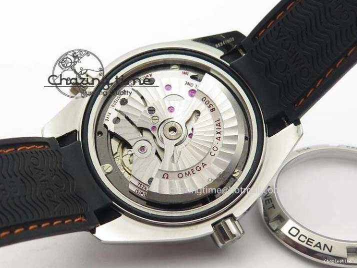 0327 Planet Ocean SS Bp Maker 45mm Black Bezel Orange Numbers On Black Rubber Strap A Popular 8220